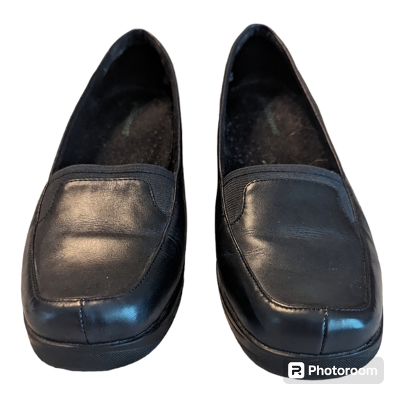 Grasshoppers Leather Slide On Casual Comfort Loafer Blue EH02004 Woman's 8.5M - Picture 2 of 11